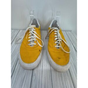 Adidas 3MC Yellow Canvas‎ Low Top Skateboarding Shoes Sneakers Men's US 9